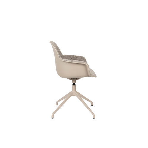 Zuiver Albert Kuip Swivel Eetkamerstoelen Taupe - Set van 2 - vtwonen shop