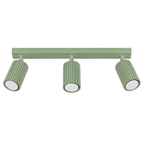 Sollux Lighting Plafondlamp KARBON 3L salie - 45x6,5x16,5cm