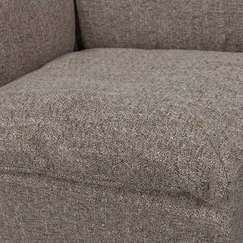 WOOOD hoekelement Baggy - Geweven Stof - Bruin Melange - 81x96x96 - vtwonen shop