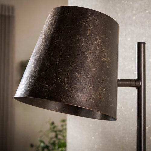 Giga Living Vloerlamp Flex - Bruin Metaal - 40x20x155cm