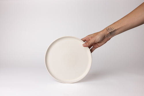 Mimo Homeware ontbijtbord Dreamy Ivory - 22,5 cm - set van 2