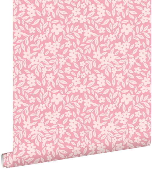 ESTAhome behang bloemetjes roze - 50 x 900 cm - 131439 - vtwonen shop