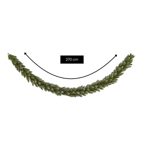 Triumph Tree Pittsburgh Guirlande - Kerstversiering met Harde Groene PVC Naaldjes - Bevroren Winterse Toppen voor Decoratie - Kerstslingers voor
