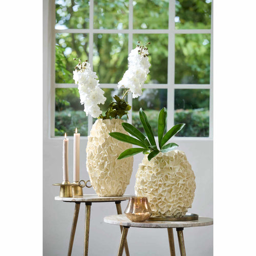 Light & Living vaas Agello - wit - Ø25.5cm - vtwonen shop