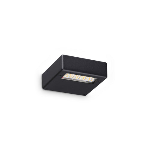 Ideal Lux TAB Geïntegreerde LED-wandlamp, zwart, 2450lm, 3000K