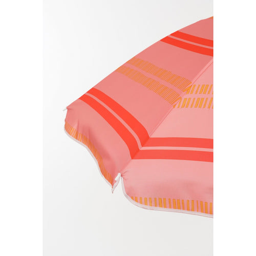 Mica Decorations Stripe Strandparasol - H180 x Ø160 cm - Lichtroze