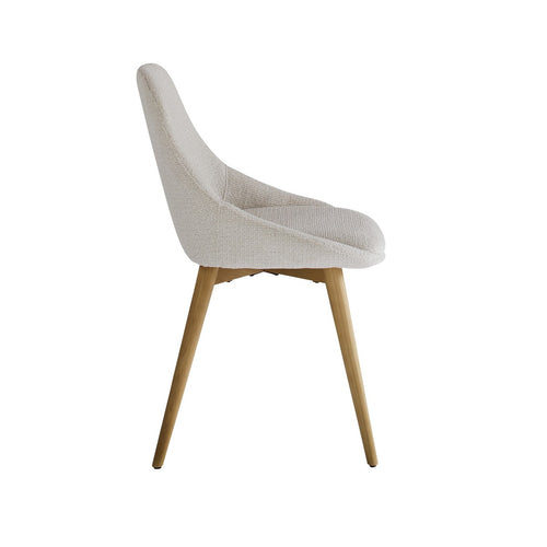 Signature - ALBA Eetkamerstoel - Beige - 82x55x61,5 cm