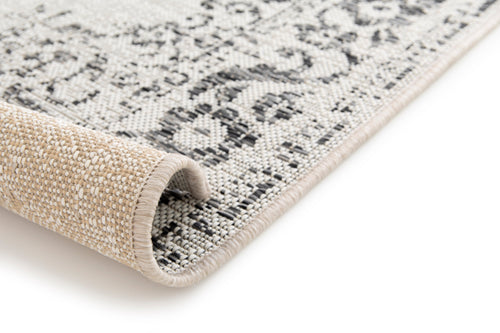 AFK Living vloerkleed Alhambra - voor binnen en buiten - grijs - 080x150 cm