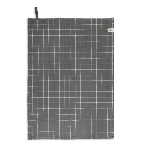 Walra - Keukenset Dry w. Cubes Uni, Stripes & Blocks - 3x 50x70 cm - Off Black