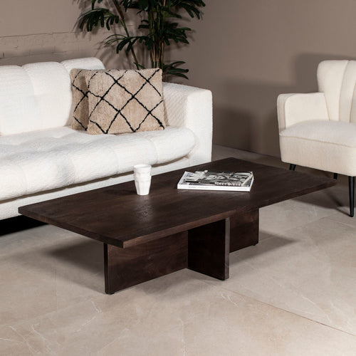 Giga Meubel Salontafel Maddox - Mangohout - 140cm - vtwonen shop