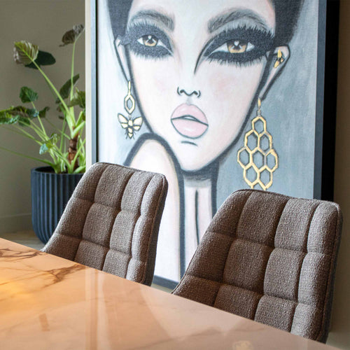 Kick barkruk Reza - Wit - vtwonen shop