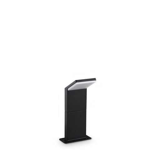 Ideal Lux STYLE 30 cm buitenlamp op voetstuk, zwart, 1x LED 950lm 3000K IP54