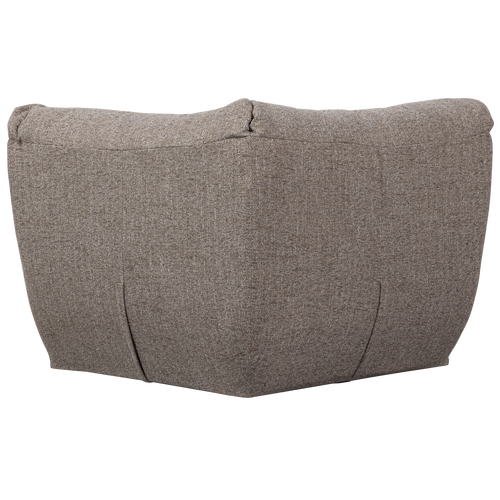 WOOOD hoekelement Baggy - Geweven Stof - Bruin Melange - 81x96x96 - vtwonen shop