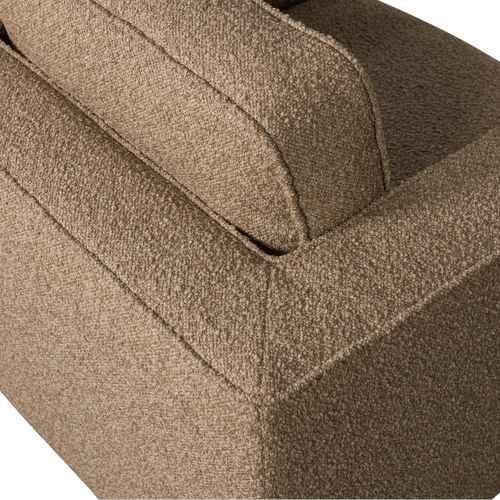 vtwonen draaifauteuil Lazy - Bouclé - Bruin