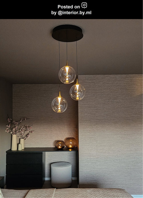 Lucide hanglamp GISELA - Geïntegreerde LED - Transparant - vtwonen shop