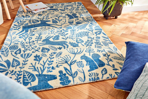 Vloerkleed Scion Kelda Cobalt 23508 140x200 cm - vtwonen shop