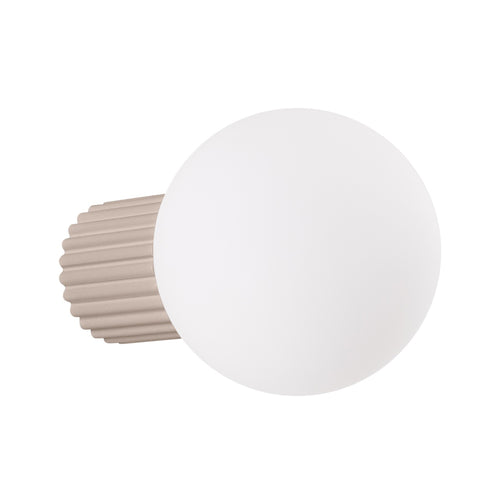 Sollux Lighting Wandlamp HALO taupe IP44 - 12x17x12cm