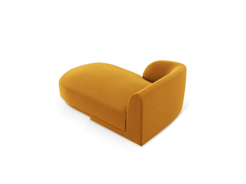 Micadoni - Linker meridiaan "Miley" flueel, geel - 156x90x70cm