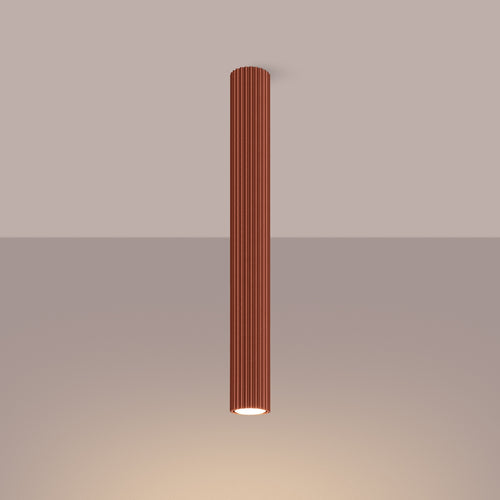 Sollux Lighting Plafondlamp KARBON 60 rood oker - 6,5x6,5x60cm
