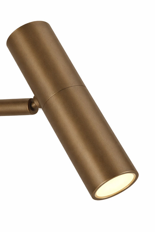 Freelight vloerlamp Undici - 2 lichts - 22  x 150   cm - brons