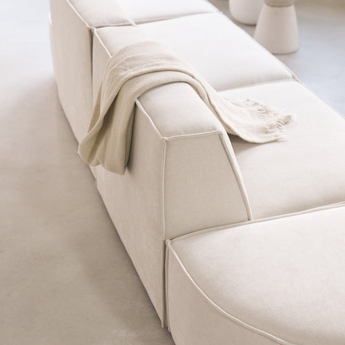 Tikamoon Modulaire bank in beige stof, 2-zit - Beige