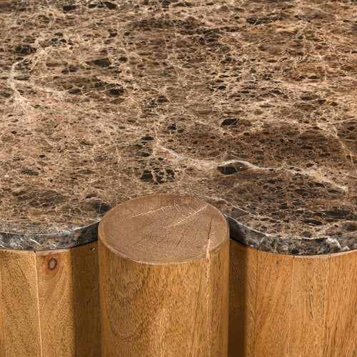 Giga Meubel Salontafel Maeve - Rond - Marmer - 60cm - vtwonen shop