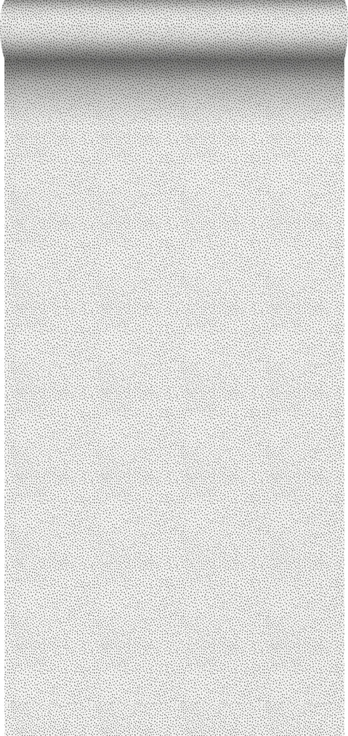 Sanders & Sanders behang stippen grijs - 53 cm x 10.05 m - 640664