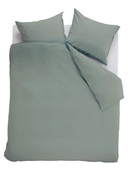 Ambiante dekbedovertrek Cotton Uni - 260x200/220 cm - groen - vtwonen shop