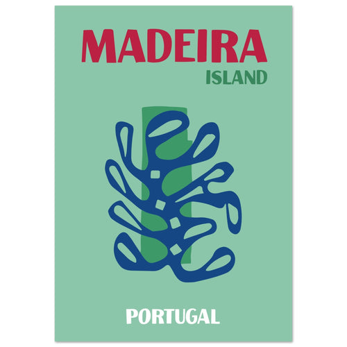 Artfulprints  Portugal - Madeira   poster A4 21x29.7 cm - vtwonen shop