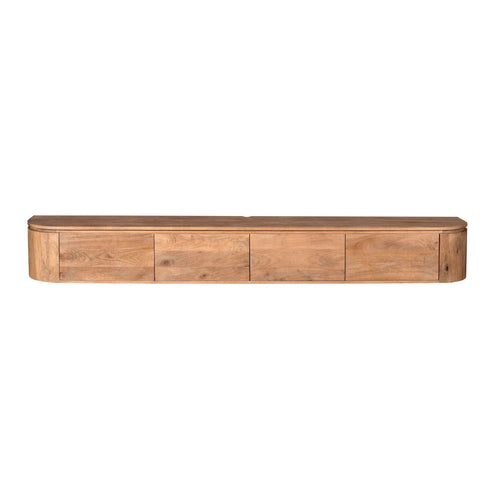 Starfurn Tv-meubel Excellent - Naturel Hout - 240x35x30cm