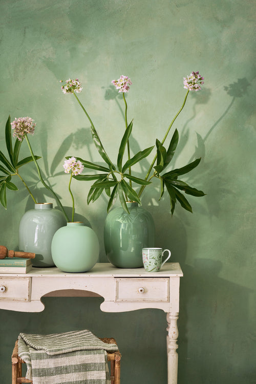 Pip Studio - Bloemenvaas - Groen - Metaal - 23cm - vtwonen shop