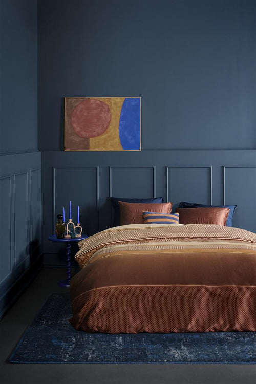 Beddinghouse Romeo dekbedovertrek - Tweepersoons - 200x200/220 cm - Steenrood - vtwonen shop