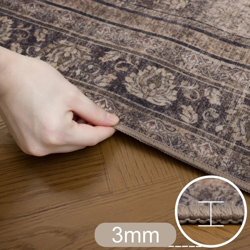 Mrcarpet Vintage Vloerkleed Bruin/Beige Cruz 160x230cm