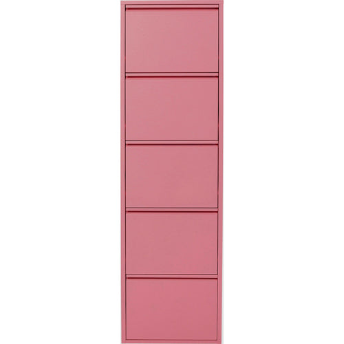 Kare Design Schoenenkast Caruso - roze - 5 laden - vtwonen shop