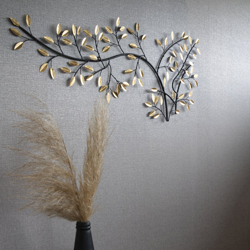 Art for the Home Metal Art - Gold branch 1,08m x 49cm - vtwonen shop