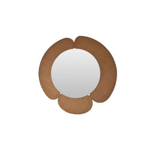Tikamoon Spiegel in licht mindihout 110 x 110 cm - Naturel - vtwonen shop