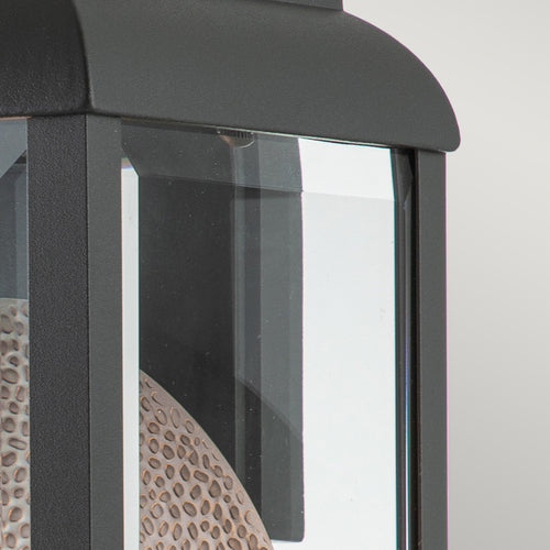 Elstead Quoizel Byron Outdoor Wandlantaarn Grafiet met Pewter Reflector, IP44