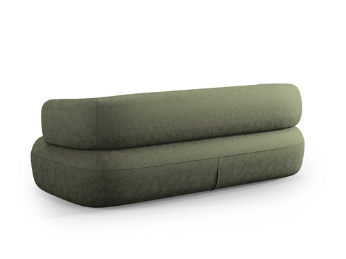 Micadoni Bank Jenny 3-zits, chenille, groente - 90x178x73cm