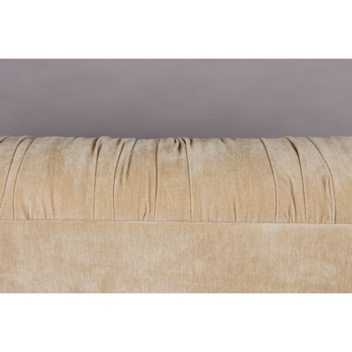 Dutchbone Douglas 3-zitsbank Velours Beige - vtwonen shop