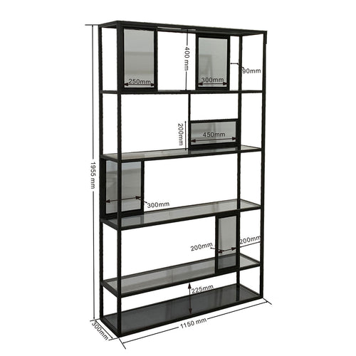 Kare Design Bookshelf Skyler 195x115cm rook - vtwonen shop