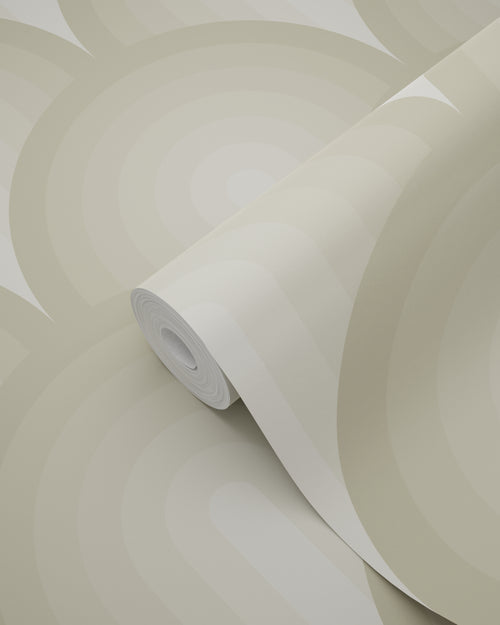 ESTAhome behang 3D-motief vergrijsd olijfgroen - 50 x 900 cm - 131120 - vtwonen shop