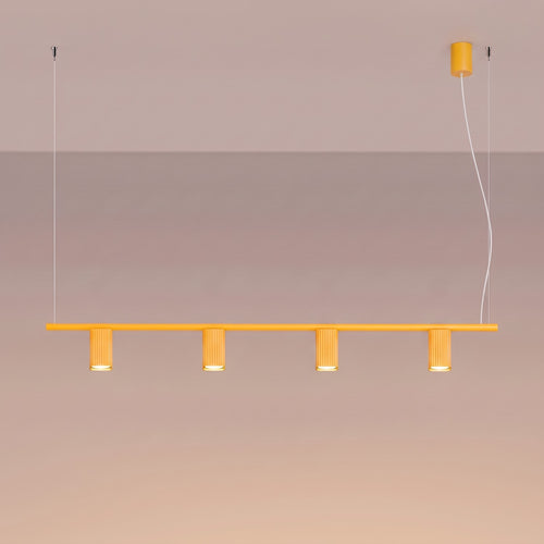 Sollux Lighting Kroonluchter RAYO 4 geel - 122x6x208cm