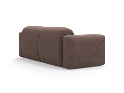 Cosmopolitan Design Modulaire bank Strino 3-zits, structurele stof cappuccino - 98x220x78cm
