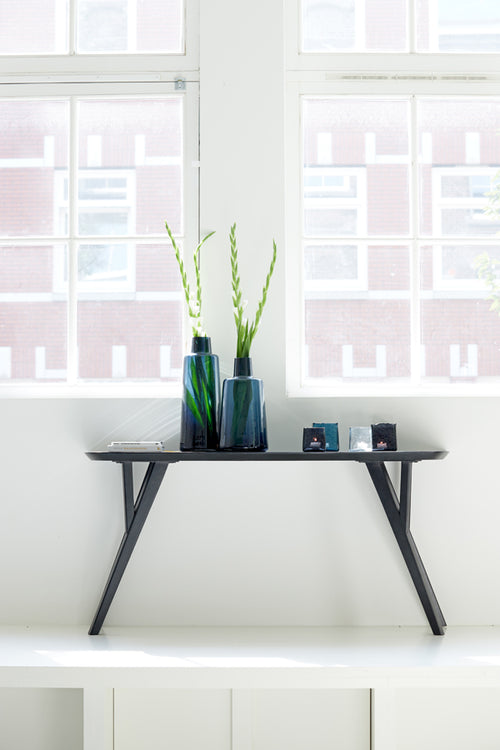 Light & Living tafel  - zwart - 160x44x82 cm