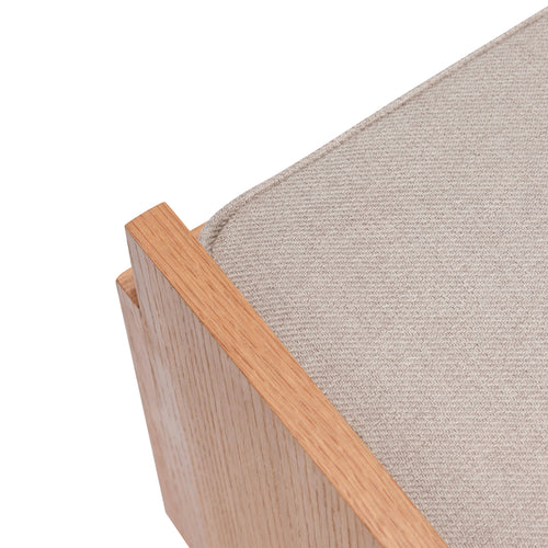Hübsch bank Forma - mdf/eikenfineer/polyester - 85x42xh48cm