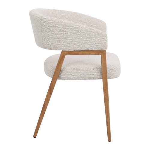 DÉJA Living Eetkamerstoel Fureso - Beige/Naturel - Set van 2