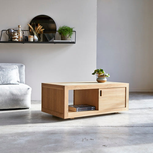 Tikamoon Adam - Teak salontafel - Naturel - vtwonen shop