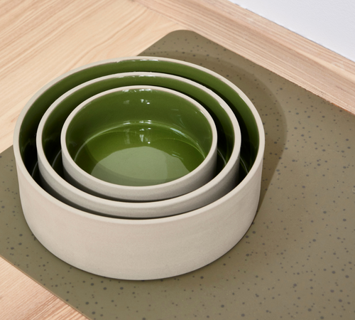 OYOY Placemat 50 x 34 cm – Groen siliconen