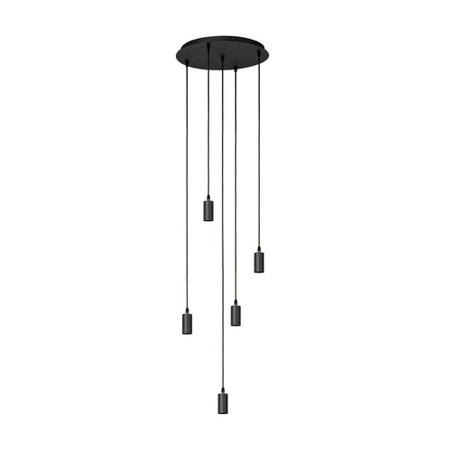 Atmooz hanglamp Sapa 5 - zwart - Ø 40 x H 130 cm - E27