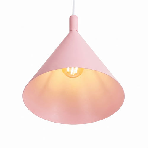 Sollux Lighting Hanglamp NOX 25 roze - 24,5x24,5x140cm